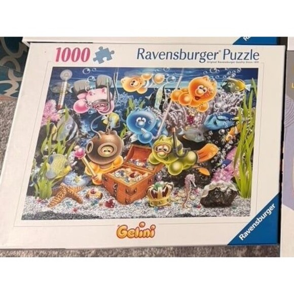 NEW Ravensburger Gelini 1000 piece Puzzle Underwater Fun WJPC 2025 HTF RARE - Picture 2 of 2